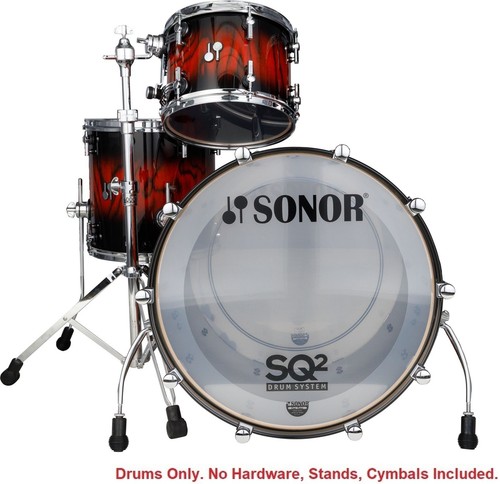Sonor sq2 fiery red - sonor, gloss