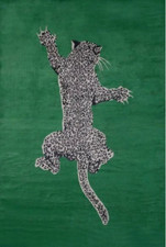 Tapis léopard moderne pour