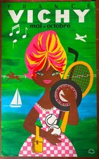 Affiche FRANCE VICHY Lefor