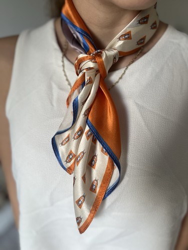 Foulard carré 100 soie - foulard, 100%