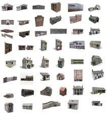 OO/HO Modèles De Bâtiments