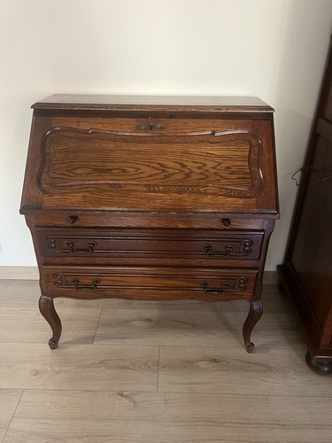 Secrétaire chêne louis xv - secrétaire,