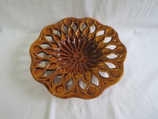 coupe à fruits en céramique ajourée