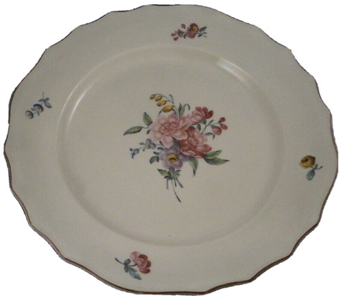 Assiette florale porcelaine - florale, en