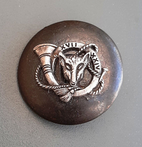 Bouton ancien loup - bouton, 25