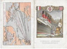 MENU PAQUEBOT NIAGARA 1914-