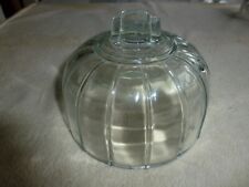 SUPERBE CLOCHE A FROMAGE EN VERRE MOULE ART DECO