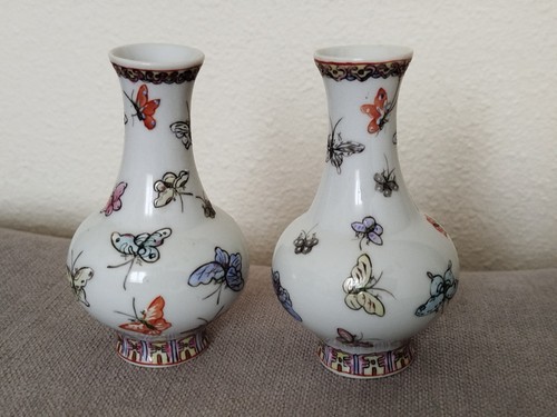 Paire petits vases chinois - paire,