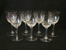 7 Vintage Villeroy Et & Boch Cut Crystal Wine / Port Glasses Erika Model
