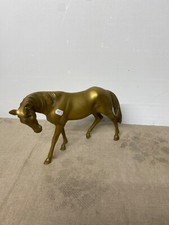 Jolie cheval statue en laiton