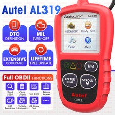 AUTEL AutoLink AL319 VOITURE SCANNER VALISE DIAGNOSTIQUE OBD OBDII / Multimarque