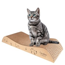 Creative Pets Griffoir pour Chat 57 x 21 x 8 cm | Grattoir Chat Double Côté