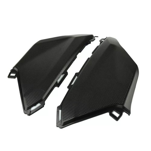 Black gas tank side - side, trim