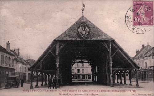 Cpa milly la halle - milly,