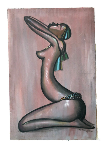 Tableau toile peinture femme - toile,