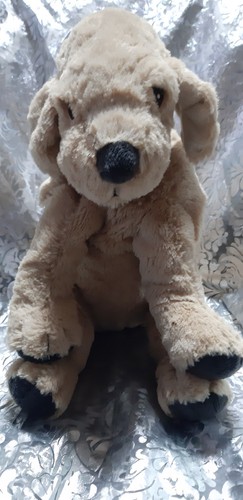 Peluche doudou chien - chien, beige