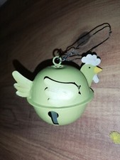 Poule grelot verte décoration