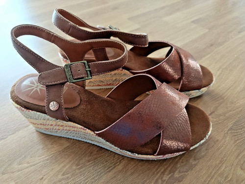 Sandales compensées palladium - sandales,