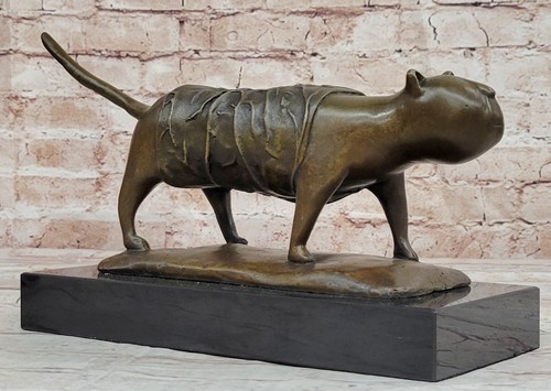 Sculpture chat bronze - sculpture, de