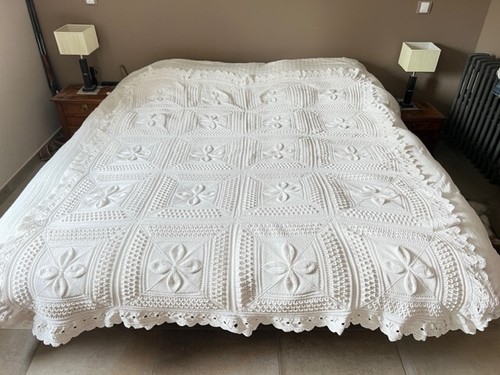 Dessus lit crochet d - lit, au