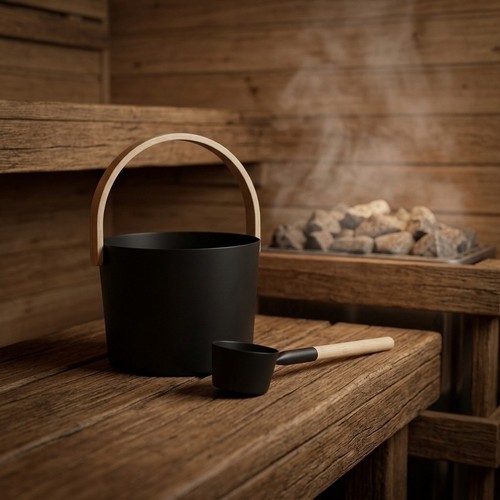 Ensemble seau sauna - , pour