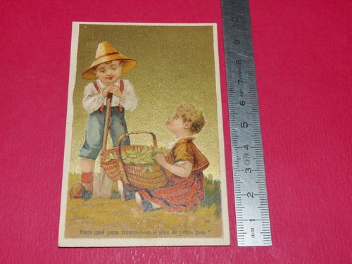 Rare chromo 1890 1900 maison - chromo, 1890-1900