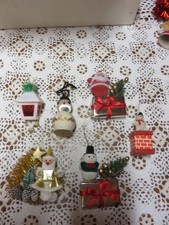 Ancienne décoration de Noël à suspendre au sapin