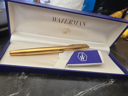Waterman stylo plume doré