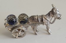 Ancienne Miniature Ane Avec