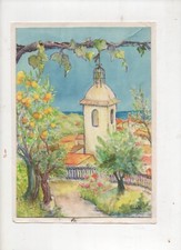 RAMATUELLE petite peinture sur