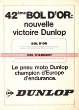 Advertising DUNLOP Motorcycle Tire 1978 Advertising #00268