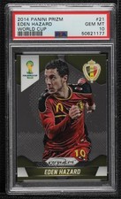 2014 Panini Prizm World Cup Eden Hazard #21 PSA 10 GEM MT