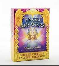 RARE OUT OF PRINT Doreen Virtue Angel Answers Oracle 44 Card VERY GOOD CONDITION