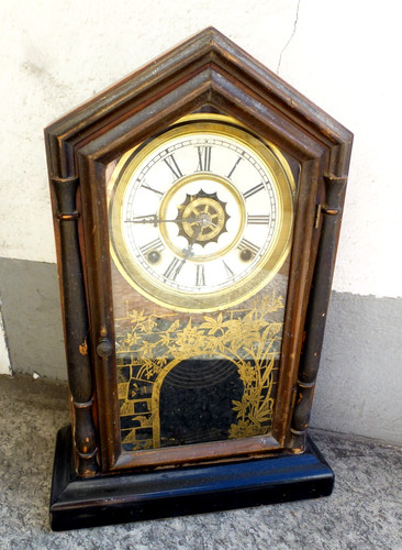 Horloge cheminée ancienne - horloge,