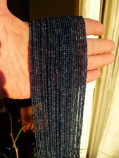 36cm Rang Perles Ronde Facette