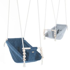 Bascule pour bébé velours