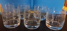 6 Verres à Whisky gravés en