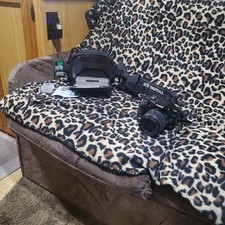 Canon EOS Digital Rebel XTi DSLR Camera W/ EF-S 18-55mm Lens And Bag