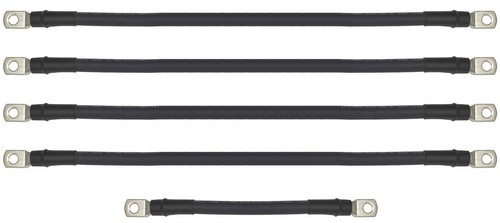 Golf cart battery - cart, cables