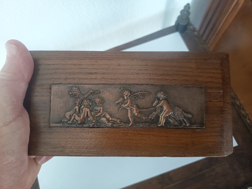 Plaque cuivre ancienne - cuivre, bas