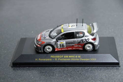 Ram004 peugeot 206 wrc - 1/43,
