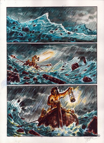Planche originale revue - planche,