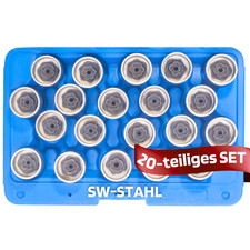 SW-Steel 02384L 20 pcs rim lock disassembly set key adapter for BMW