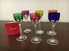 12 verres liqueur doublé en cristal de Baccarat (prix à la pièce)