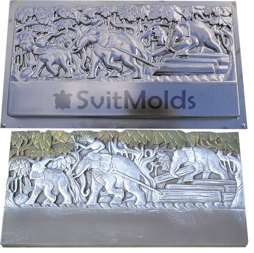 Moule béton bord éléphant