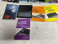 Vintage Computer Sinclair ZX81 with books