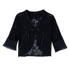 Haut Cardigan Court En