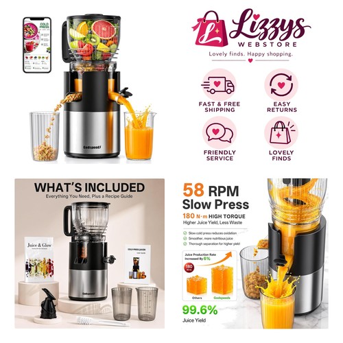 Smoothpress inch cold press - 6-inch,