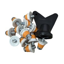 Lot de 12 crampons à visser