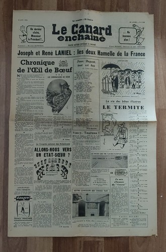 Canard enchainé 1755 - enchainé, n°1755